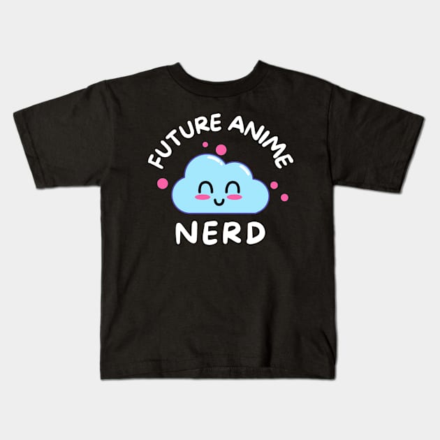 Future Anime Nerd Kids Kawaii Manga Fan Kids T-Shirt by Foxxy Merch